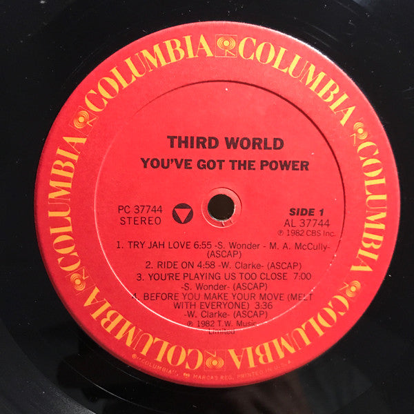 Third World : You've Got The Power (LP, Album, Car)