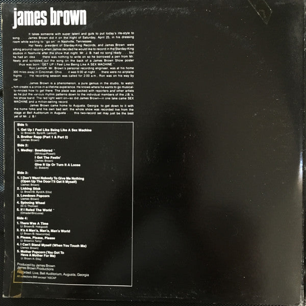 James Brown : Sex Machine (2xLP, Album, RE, Mon)