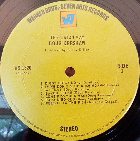 Doug Kershaw : The Cajun Way (LP, Album, Pit)