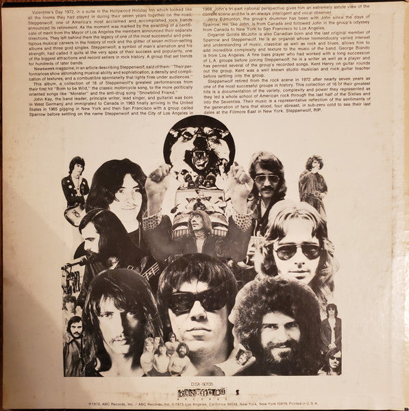 Steppenwolf : 16 Greatest Hits (LP, Comp, RP, Ter)
