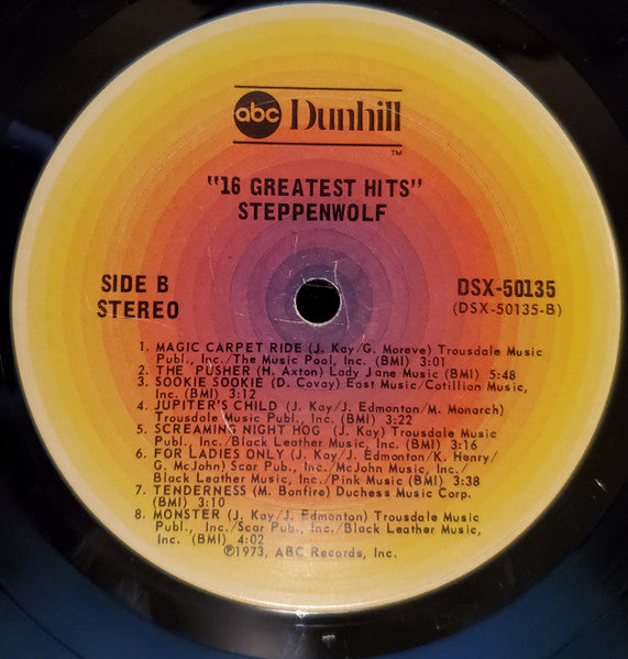 Steppenwolf : 16 Greatest Hits (LP, Comp, RP, Ter)