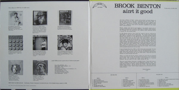 Brook Benton : Ain't It Good (2xLP)