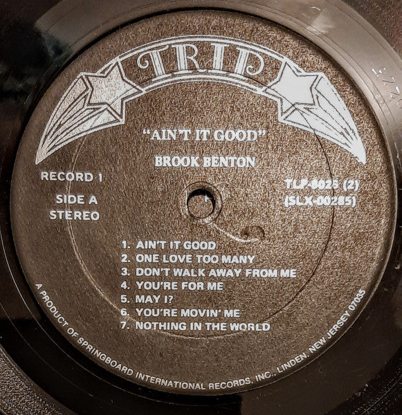Brook Benton : Ain't It Good (2xLP)