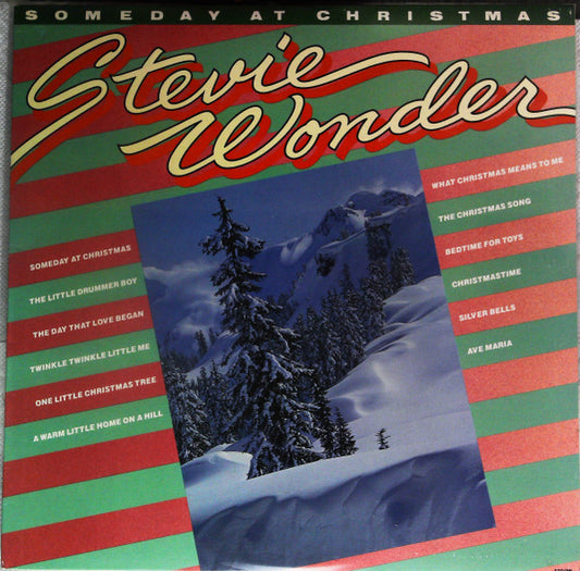 Stevie Wonder : Someday At Christmas (LP, Album, RE)