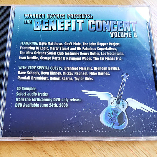 Various : Warren Haynes Presents: The Benefit Concert Volume 8 (CD, Promo, Smplr)