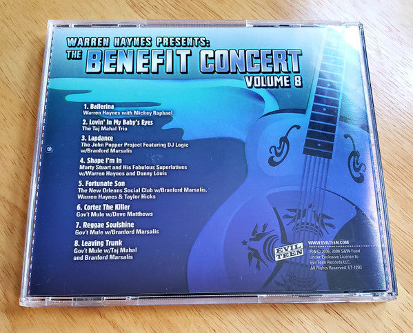 Various : Warren Haynes Presents: The Benefit Concert Volume 8 (CD, Promo, Smplr)
