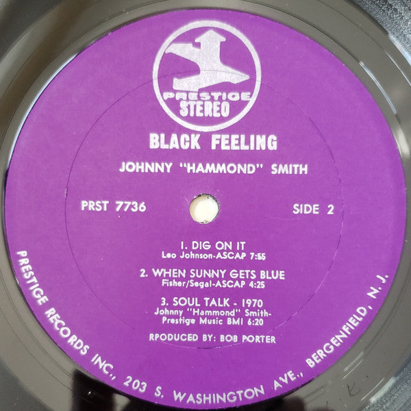 Johnny "Hammond" Smith* : Black Feeling! (LP, Album, Pur)
