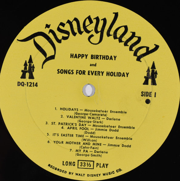 Various : Happy Birthday Songs And Songs For Every Holiday (LP, Album, RE)