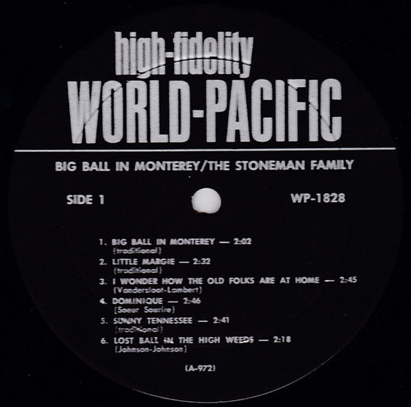 The Stoneman Family : Big Ball In Monterey (LP, Album, Mono)
