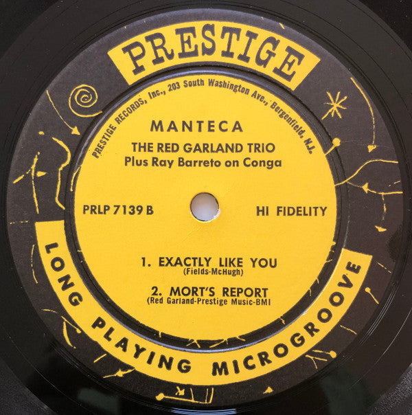 The Red Garland Trio : Manteca (LP, Album, Mono)