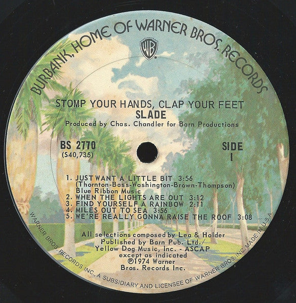 Slade : Stomp Your Hands, Clap Your Feet (LP, Album, San)
