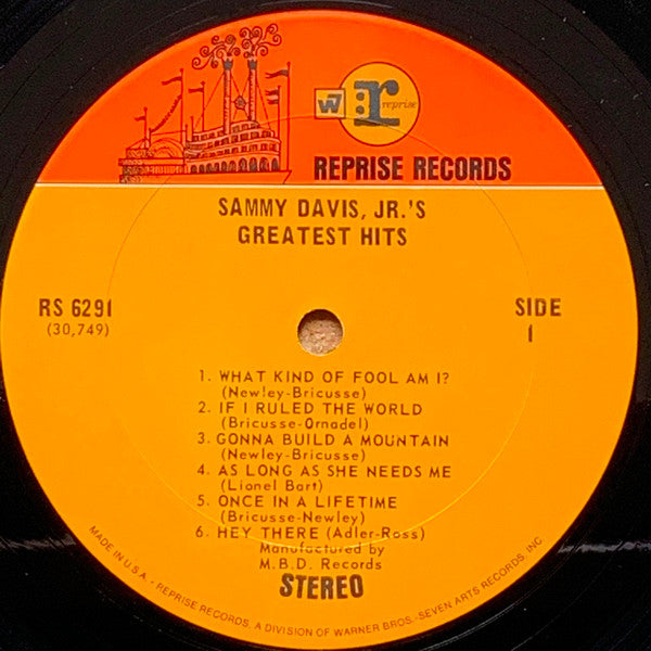 Sammy Davis Jr. : Sammy Davis Jr.'s Greatest Hits (LP, Comp, Ter)