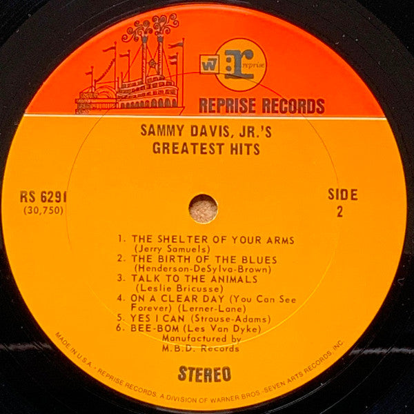 Sammy Davis Jr. : Sammy Davis Jr.'s Greatest Hits (LP, Comp, Ter)