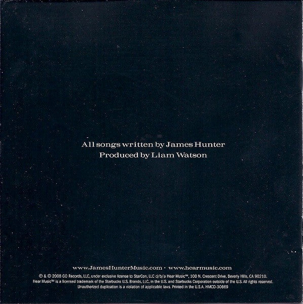 James Hunter : The Hard Way (CD, Album)