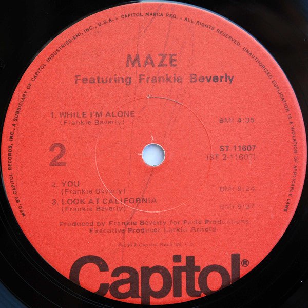 Maze Featuring Frankie Beverly : Maze Featuring Frankie Beverly (LP, Album, Jac)