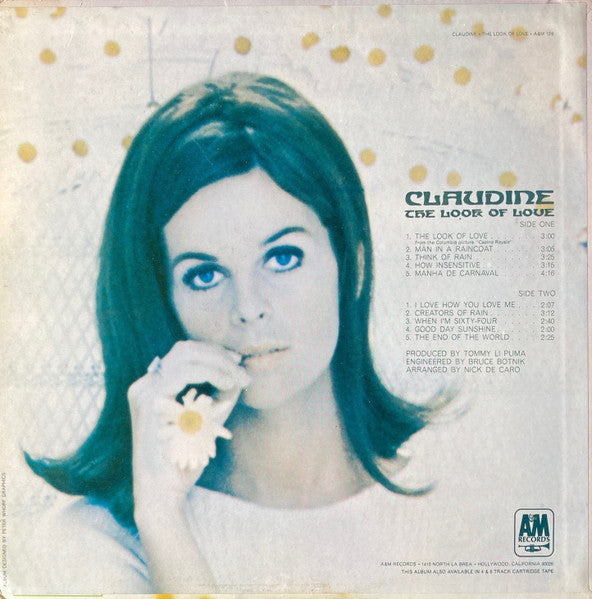 Claudine Longet : The Look Of Love (LP, Album, Reg)