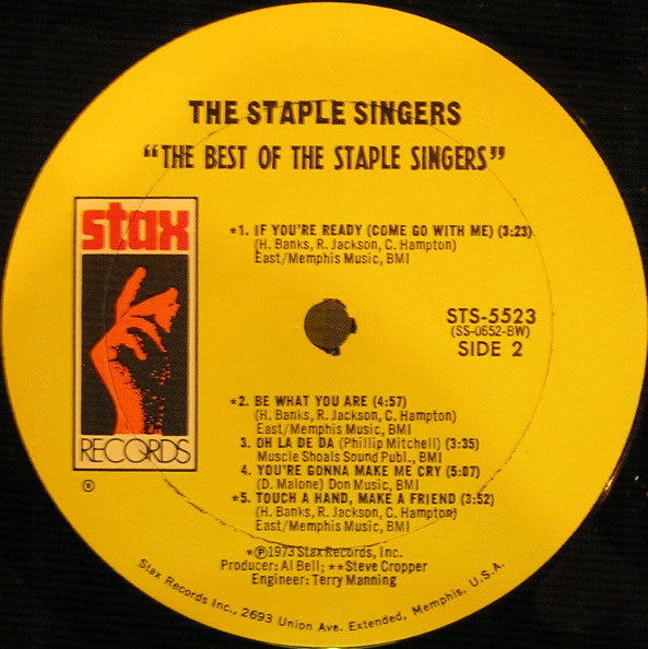 The Staple Singers : The Best Of The Staple Singers (LP, Comp)