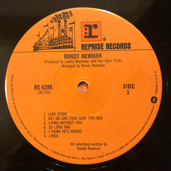 Randy Newman : Randy Newman (LP, Album, RP, Jac)