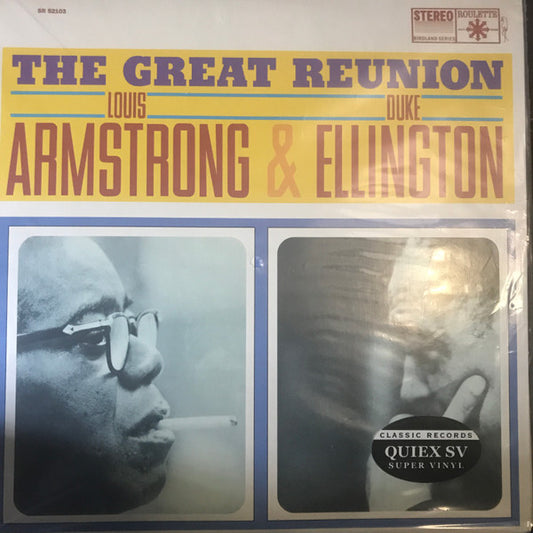 Louis Armstrong & Duke Ellington : The Great Reunion (LP, Album, RE, RM, 180)