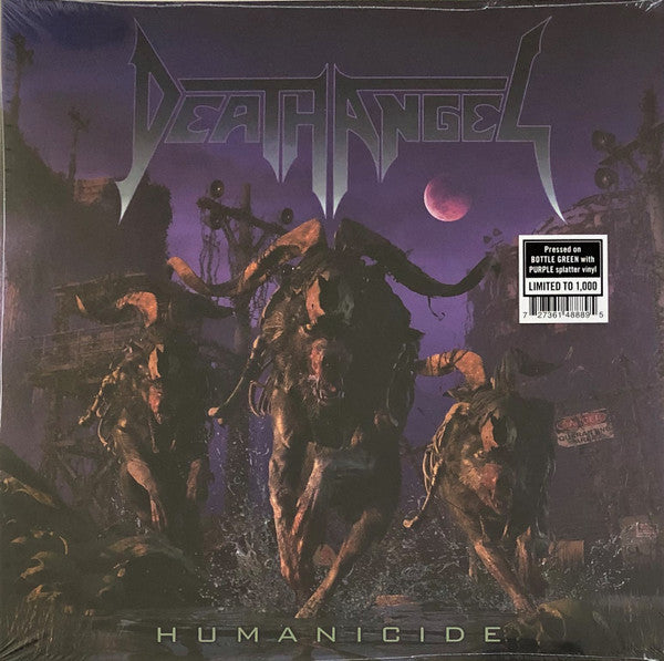 Death Angel (2) : Humanicide (LP, Gre + LP, S/Sided, Etch, Gre + Album, Ltd, RP)