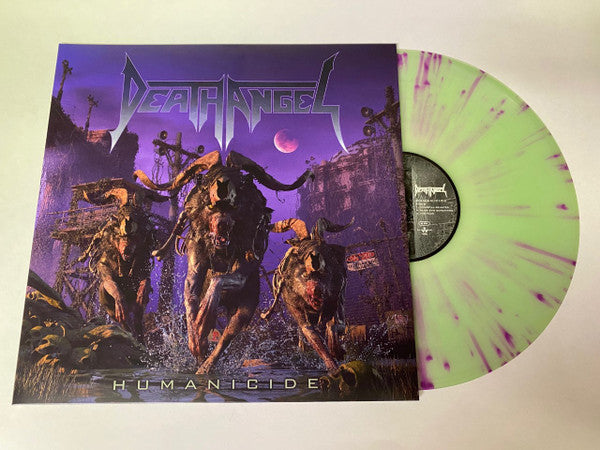 Death Angel (2) : Humanicide (LP, Gre + LP, S/Sided, Etch, Gre + Album, Ltd, RP)