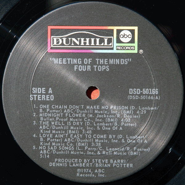 The Four Tops* : Meeting Of The Minds (LP, Album, Col)