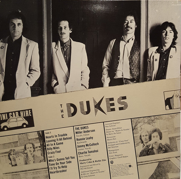 The Dukes (4) : The Dukes (LP, Album, Los)