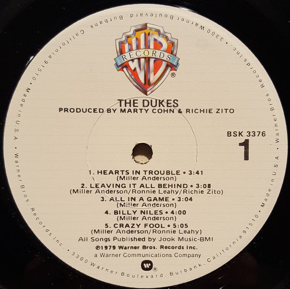The Dukes (4) : The Dukes (LP, Album, Los)
