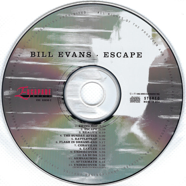 Bill Evans (3) : Escape (CD, Album)