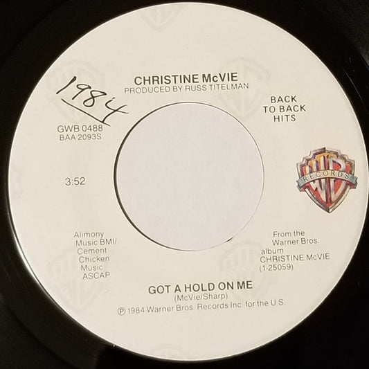 Christine McVie : Got A Hold On Me (7", Single)