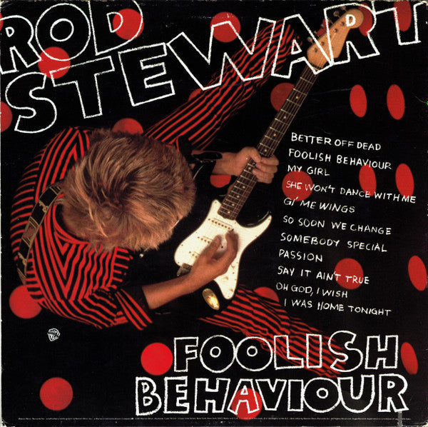 Rod Stewart : Foolish Behaviour (LP, Album, Win)