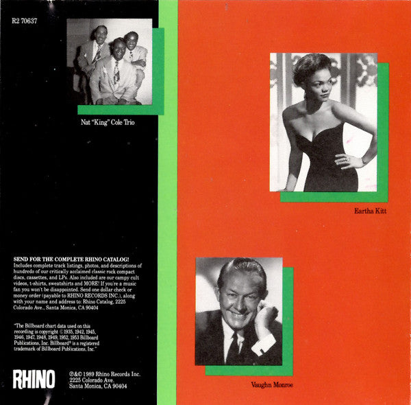 Various : Greatest Christmas Hits Billboard 1935-1954 (CD, Comp)