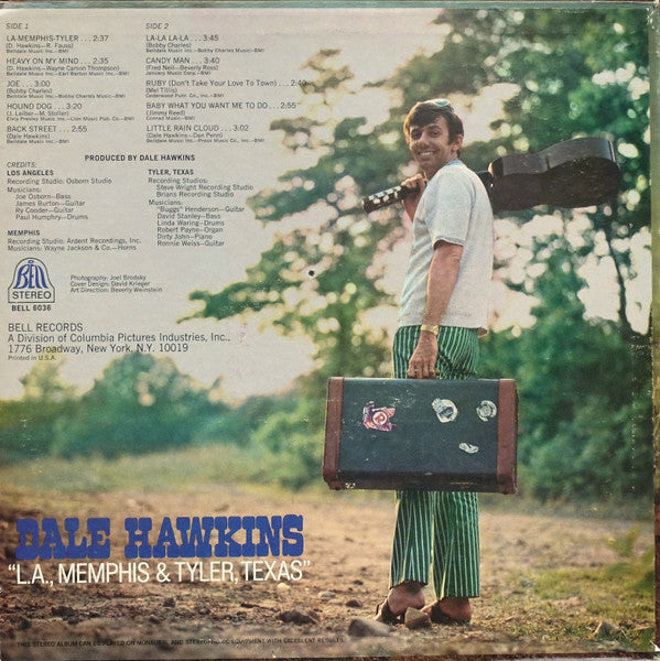 Dale Hawkins : L.A., Memphis & Tyler, Texas (LP, Album, Bes)
