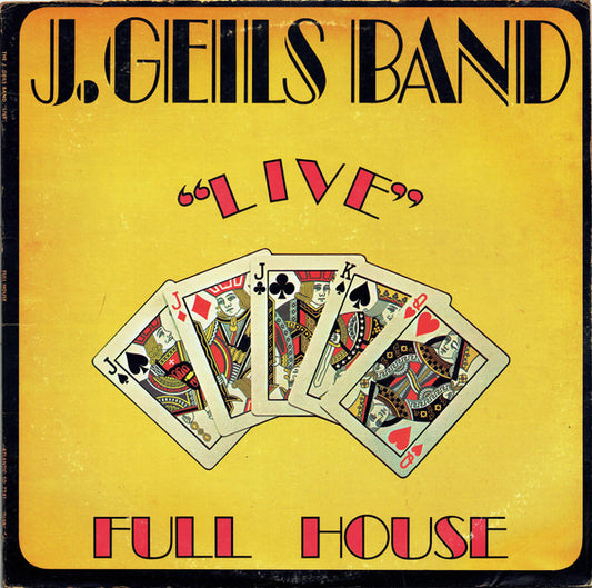 J. Geils Band* : "Live" Full House (LP, Album, RE, PR )