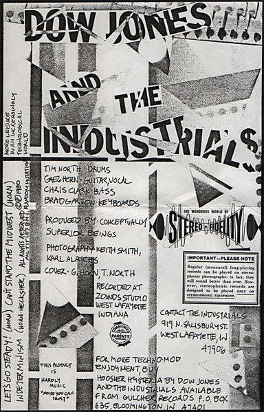 Dow Jones And The Industrials : Let's Go Steady! (7")