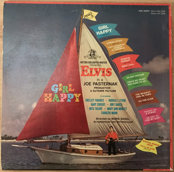 Elvis Presley : Girl Happy (LP, Album)