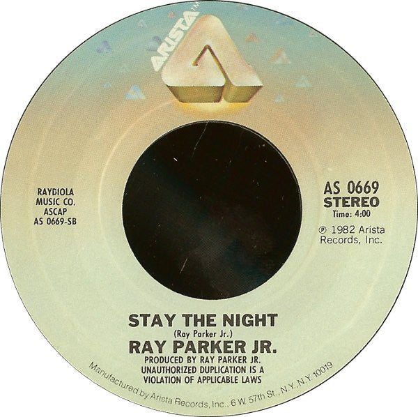 Ray Parker Jr. : The Other Woman (7", Single, Styrene, Pit)