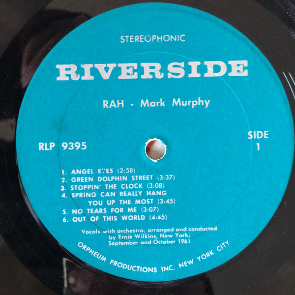 Mark Murphy : Rah (LP, Album, RE)