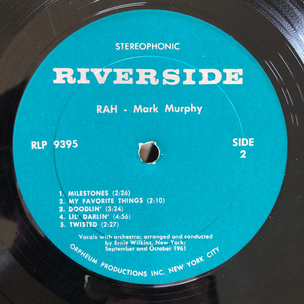 Mark Murphy : Rah (LP, Album, RE)