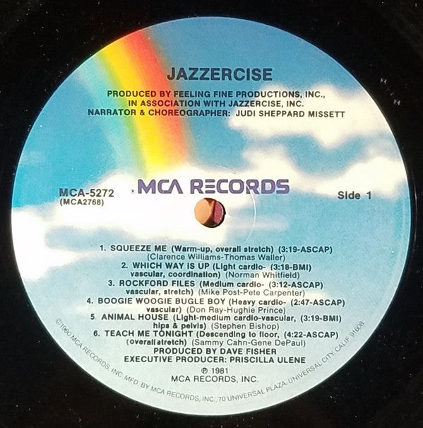 Judi Sheppard Missett : Jazzercise (LP, Album, Pin)