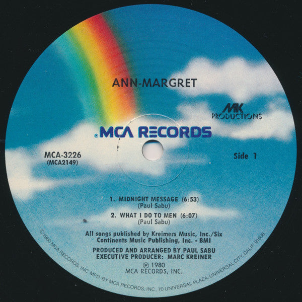 Ann-Margret* : Ann-Margret (LP, Album, Pin)