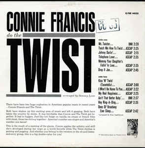 Connie Francis : Do The Twist (LP, Album, Mono)