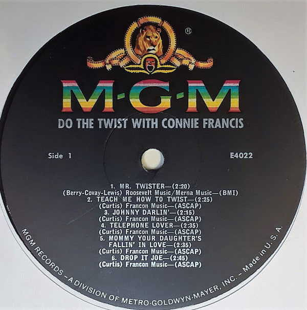 Connie Francis : Do The Twist (LP, Album, Mono)