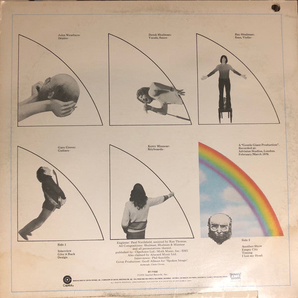 Gentle Giant : Interview (LP, Album, Jac)