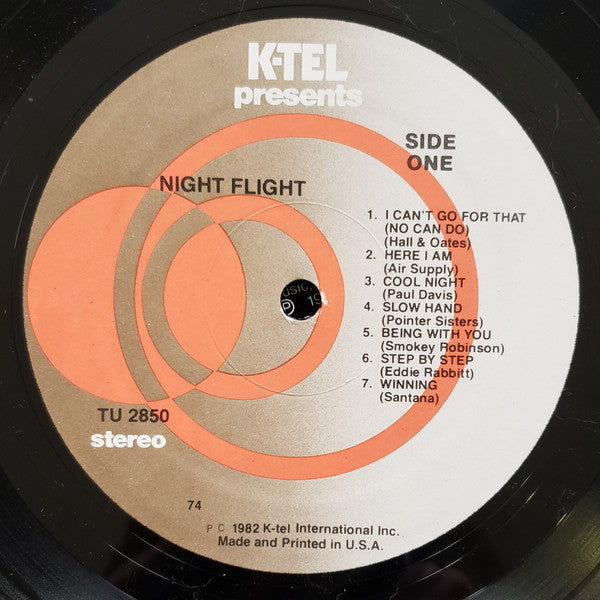Various : Night Flight (LP, Comp, 74 )