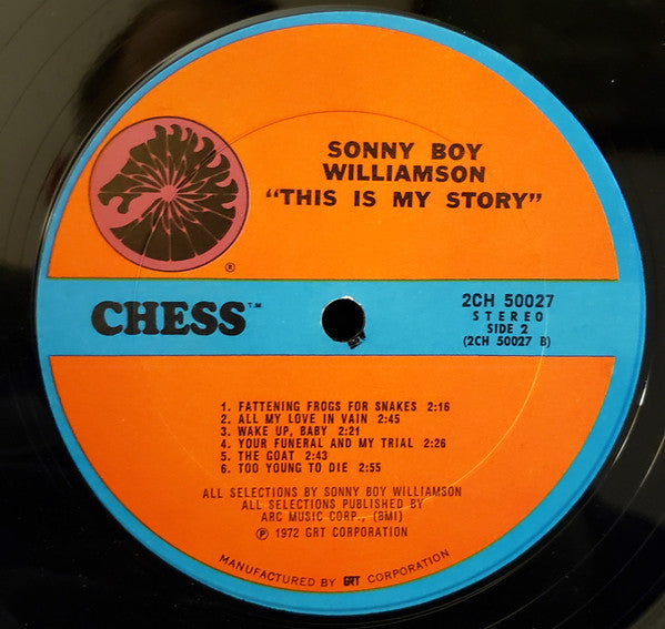 Sonny Boy Williamson (2) : This Is My Story (2xLP, Comp, Gat)