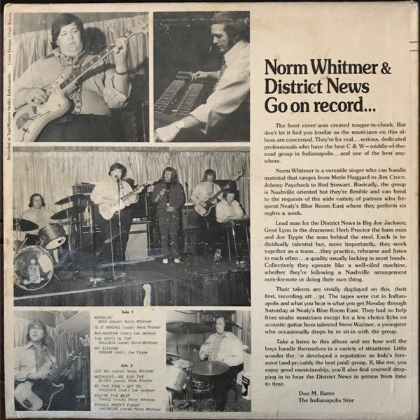 Norm Whitmer & District News : District News (LP, Album)