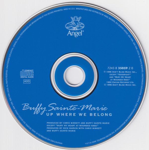 Buffy Sainte-Marie : Up Where We Belong (CD, Album)