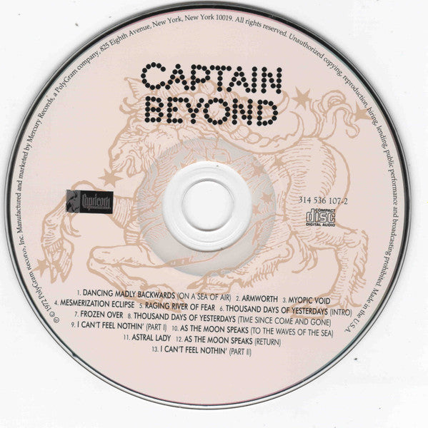 Captain Beyond : Captain Beyond (CD, Album, RE, RM, Son)
