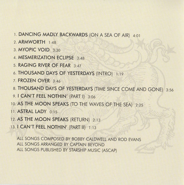 Captain Beyond : Captain Beyond (CD, Album, RE, RM, Son)